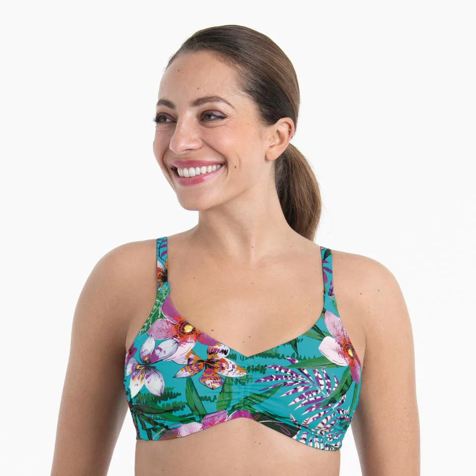 Aloha Prothese Bikini Top 6560-1 Capri Blue