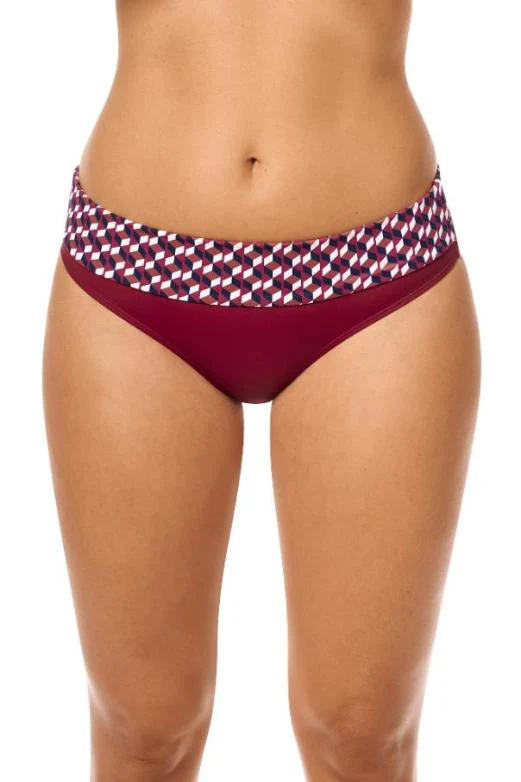 Apulia Bikini Slip 71692 HW PTY C0521 C0521 - burgundy/multi