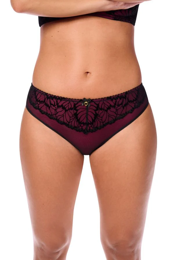 Leonie Taille Slip Leonie Pty C0163 C0163 - black/pink