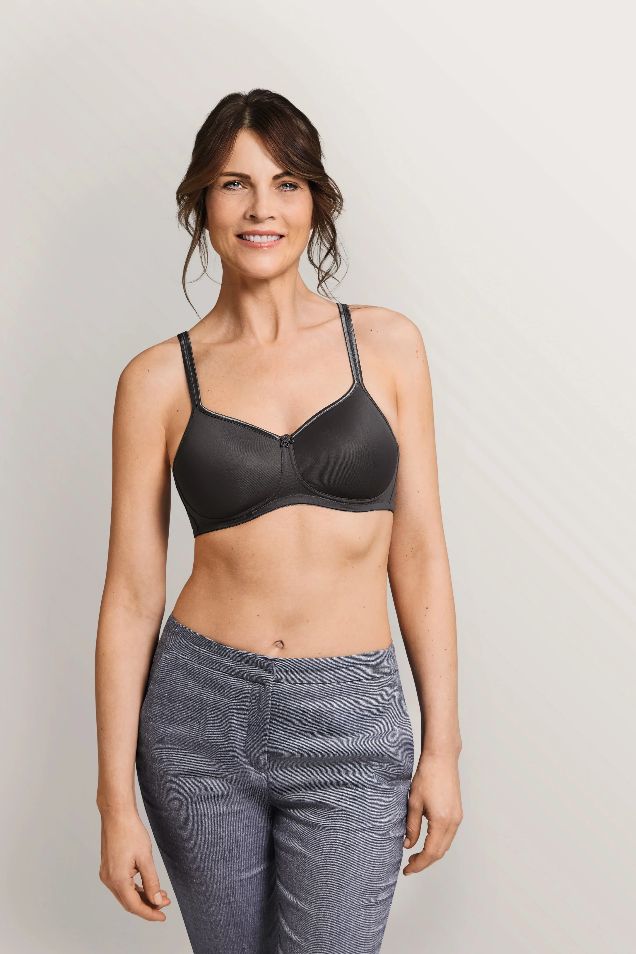 Mara Voorgevormde Prothese Bh Mara SB dark grey melange - Image 2