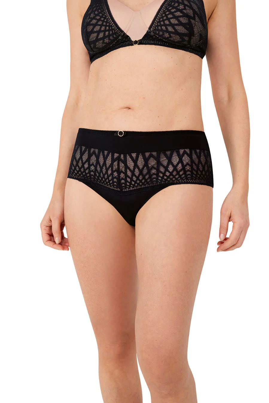 Pia Taille Slip Pia HW Panty C0602 C0602 - black/sand