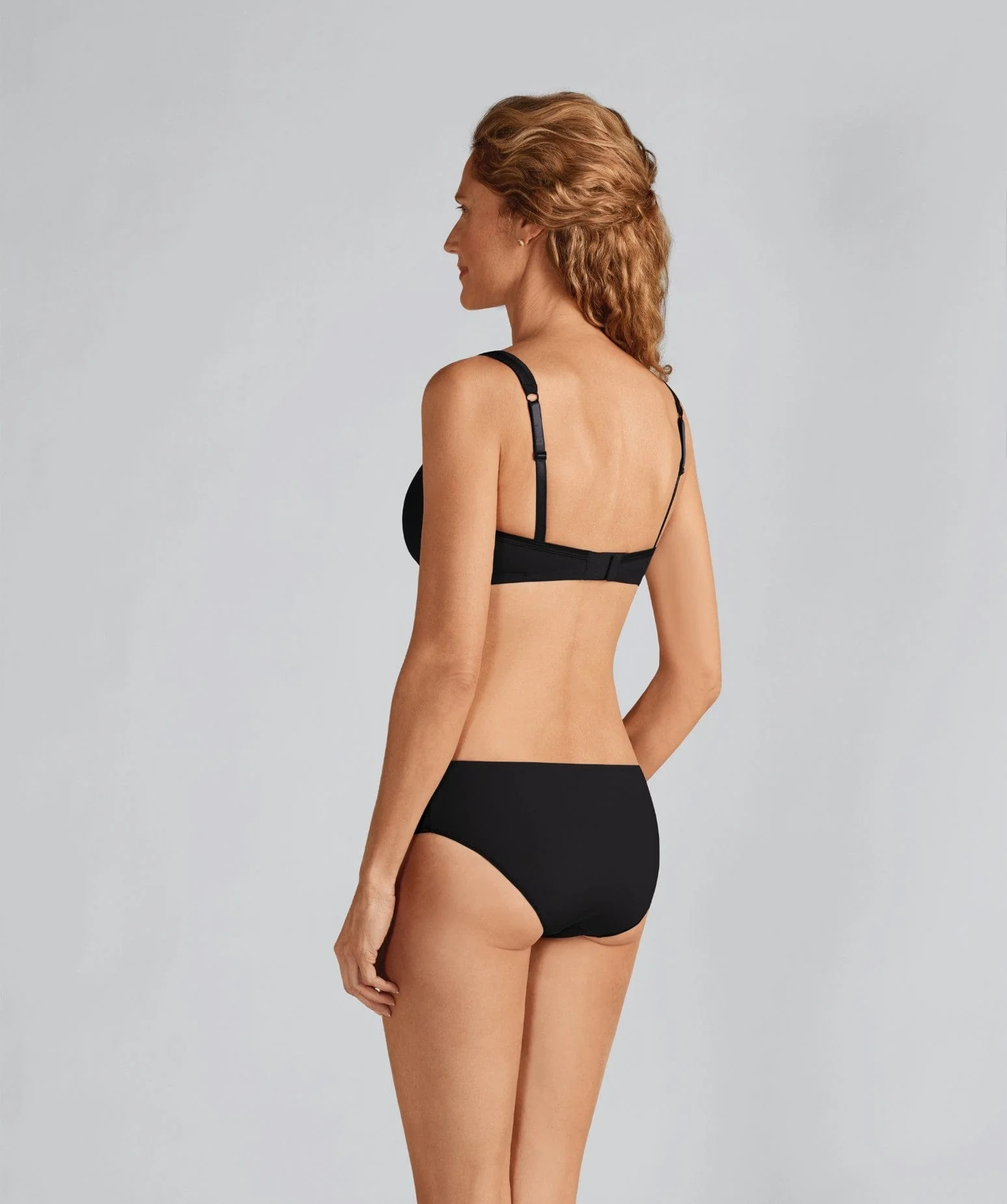 Prothese Bh Voorgevormd Zonder Beugel Lara Satin SB Zwart - Image 2