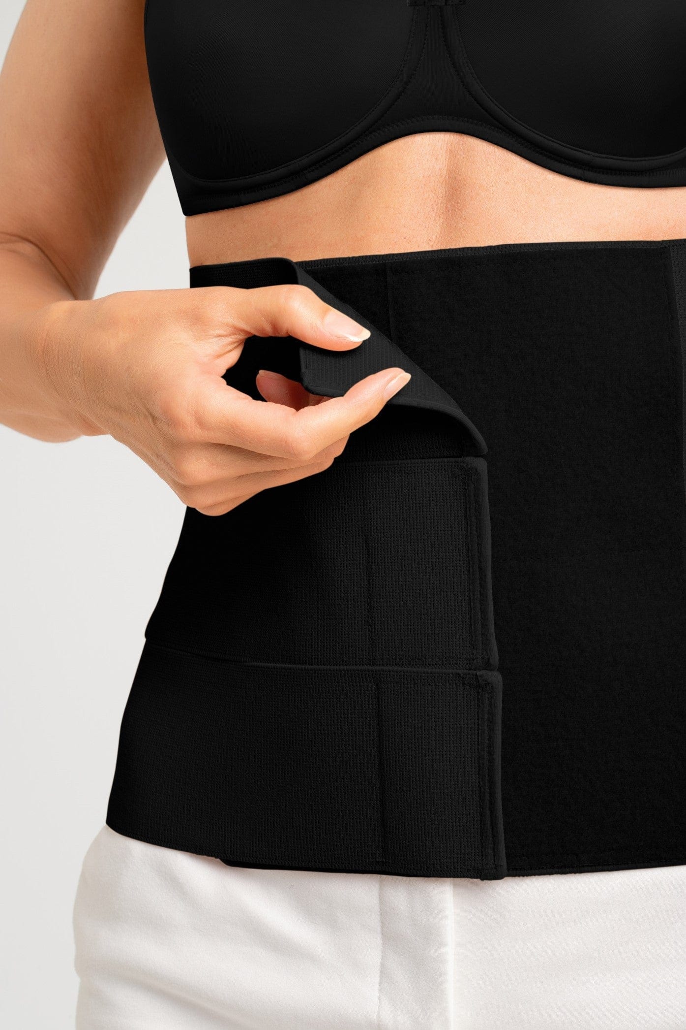 Tailleband Belly bandage 3-V Zwart