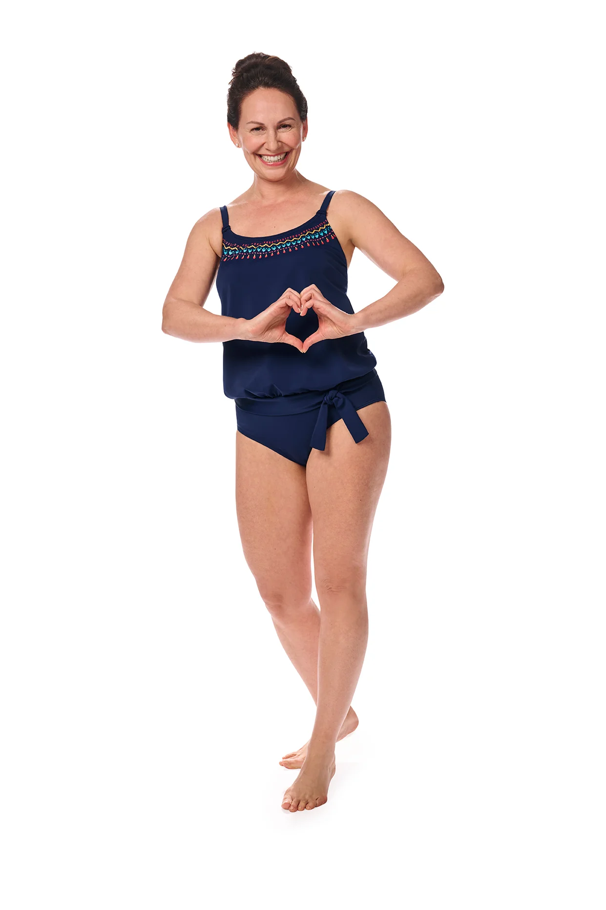 Thassos Prothese Tankini Thassos BL C0478 C0478 - navy/ multi - Image 2