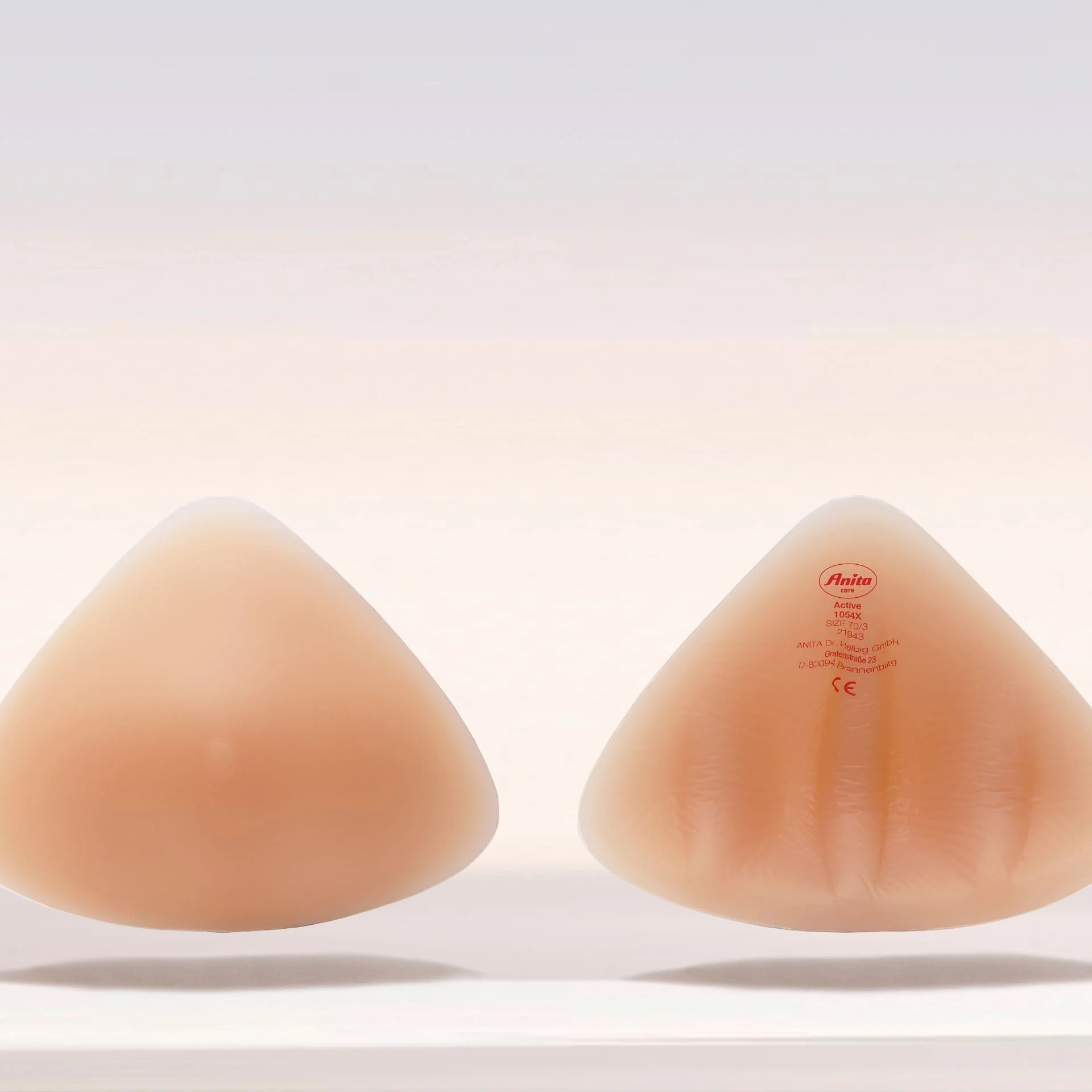 Active Siliconen tweezijdig Borstprothese 1054X Huid
