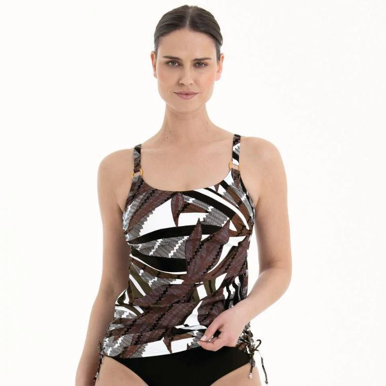 Black Tourmaline Prothese Tankini Top 6594-1 001 Zwart
