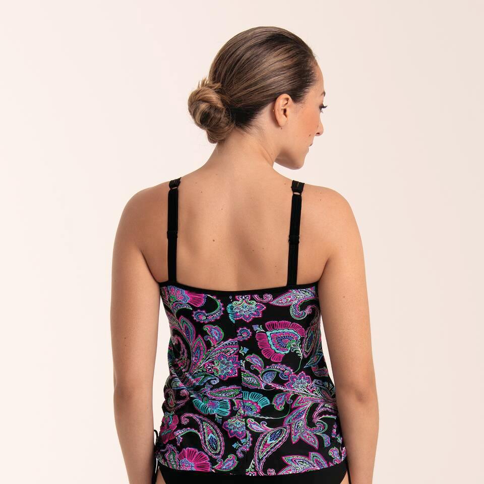 Bohemia Tankini Top 6596-1 Zwart - Image 2