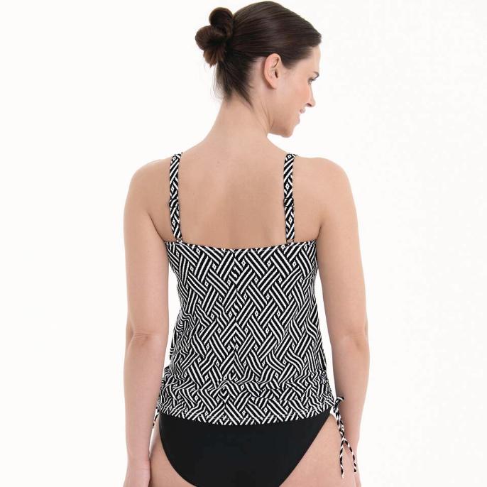 Geometric Tile Prothese Tankini Top 6577-1 - Image 2