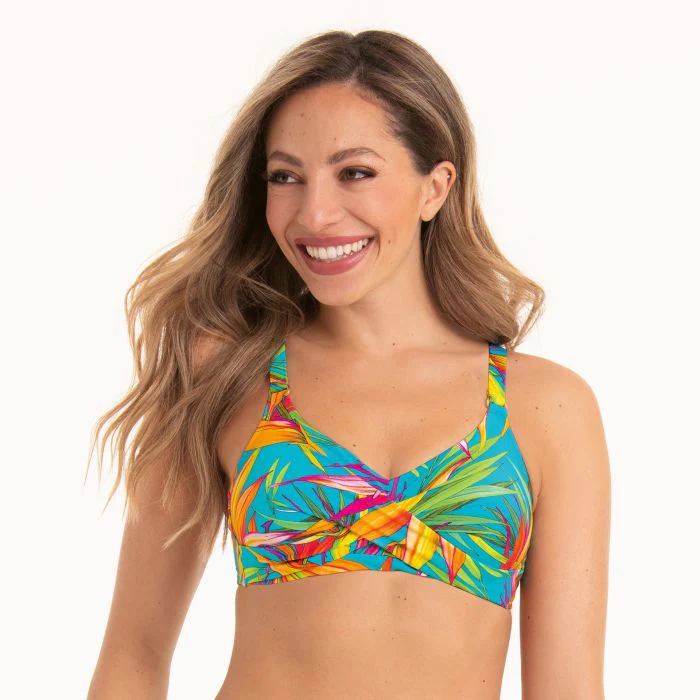 Candy Tropics Bikini Top 8402-1 Turquoise