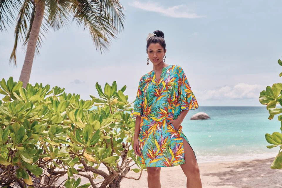 Candy Tropics Tuniek 8622 Turquoise - Image 3