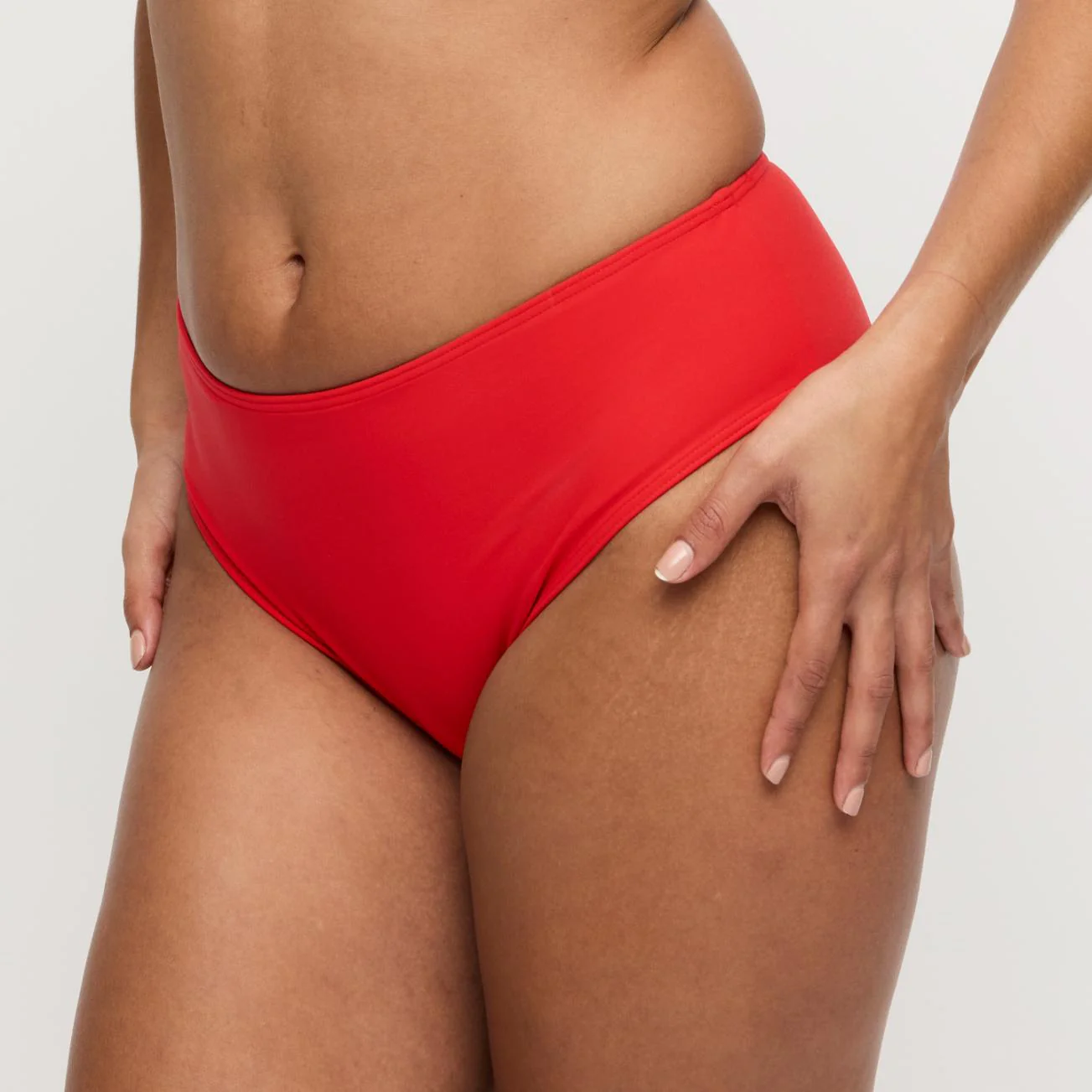 Aswan Bikini Taille Slip 4012451 Fiesta Rood