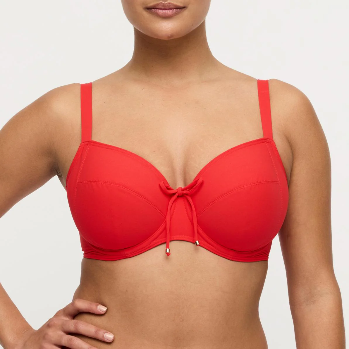Aswan Bikini Top met Beugel 4012410 Fiesta Rood