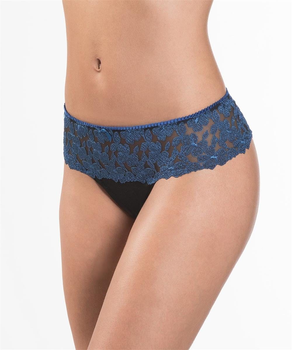 Femme Charmeuse String MJ71 Zwart