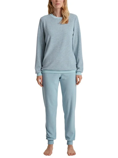 Badstof Pyjama 41693 Light Aqu - Image 2
