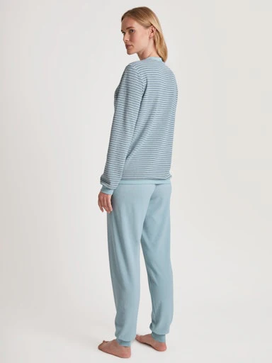 Badstof Pyjama 41693 Light Aqu - Image 3