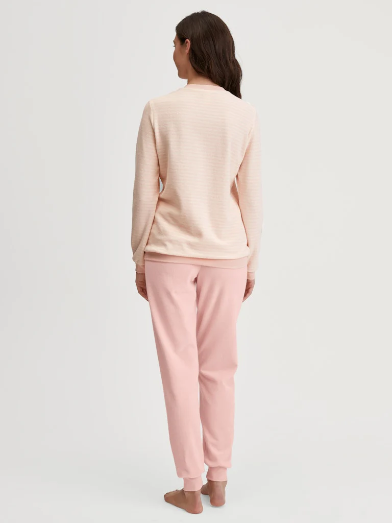 Badstof Pyjama 41693 Pearl Blush - Image 2