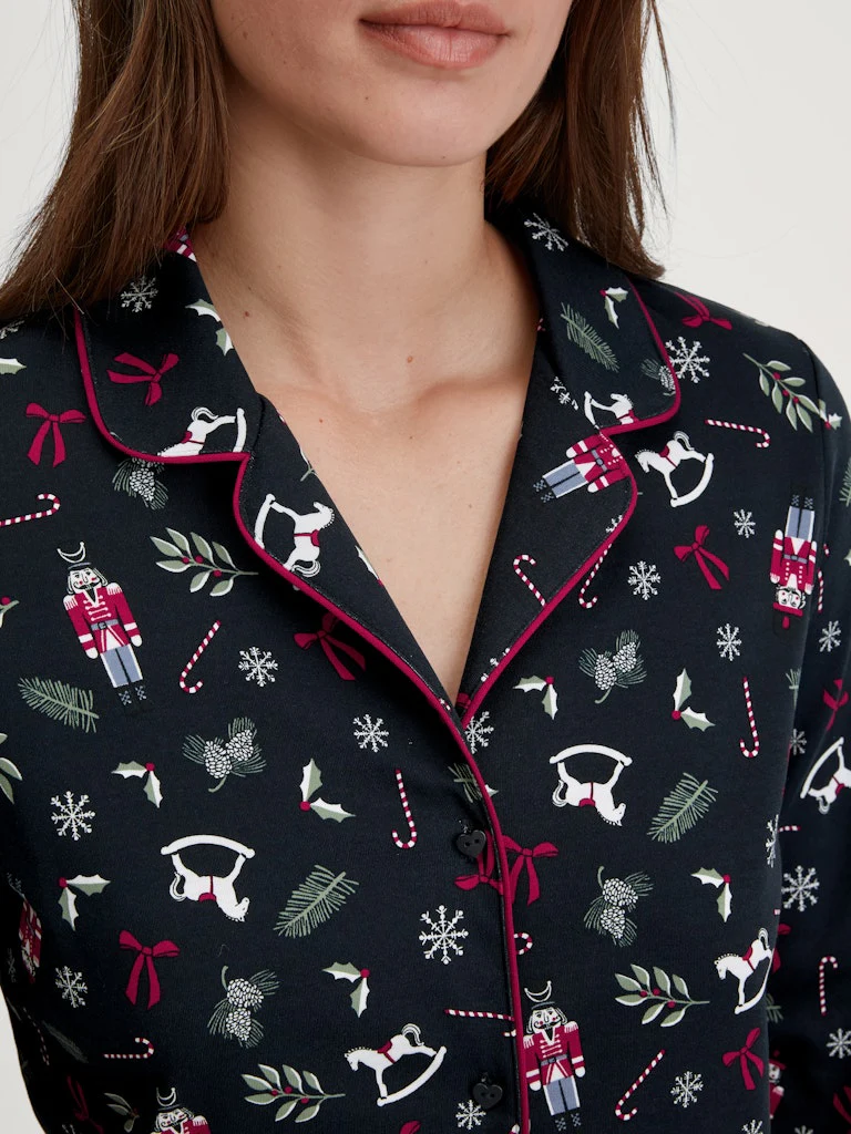 Holiday Pyjama 41695 Saphir Blue - Image 3
