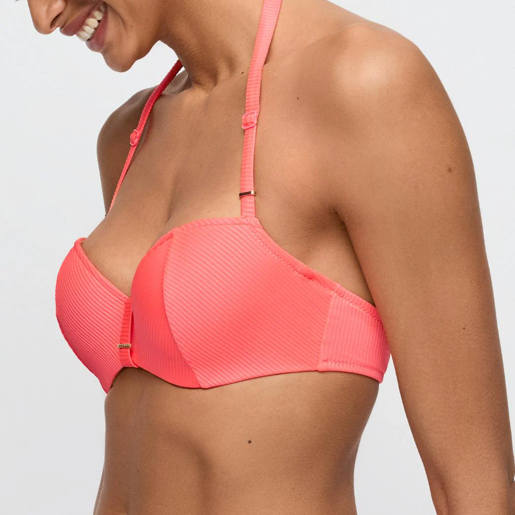 Cassie Voorgevormde Balconette Bikini Top 1008319 Neon Fiesta - Image 4