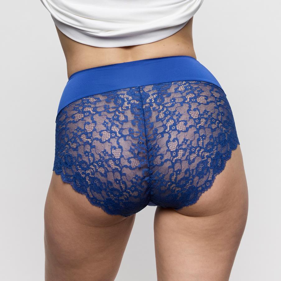 Color Studio Lace Taille Slip 0521631 Stylo Blue - Image 3
