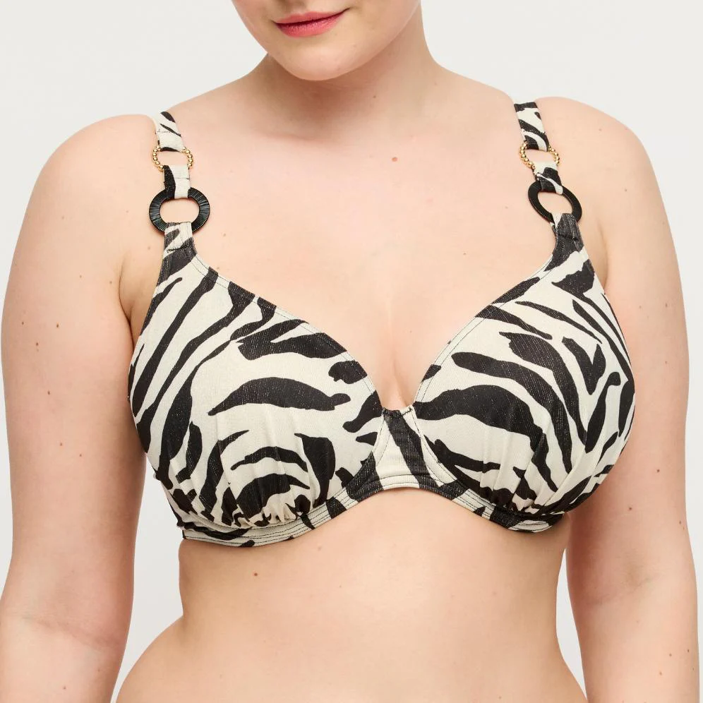 Dalice Plunge Bikini Top Halve Mousse Cup 4014119 Sauvage Shine