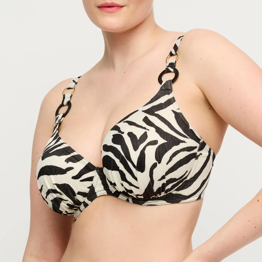 Dalice Plunge Bikini Top Halve Mousse Cup 4014119 Sauvage Shine - Image 4