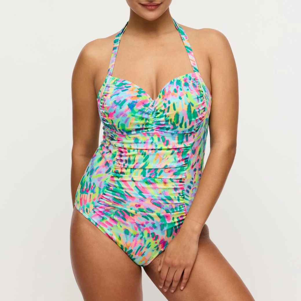 Douala Corrigerend Beugel Badpak 4014030 Impressionist Summer - Image 2