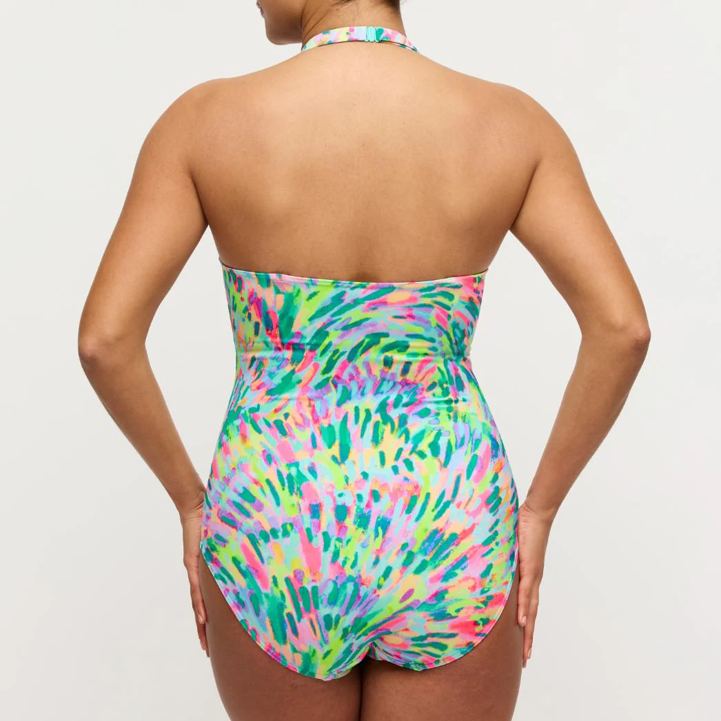 Douala Corrigerend Beugel Badpak 4014030 Impressionist Summer - Image 5