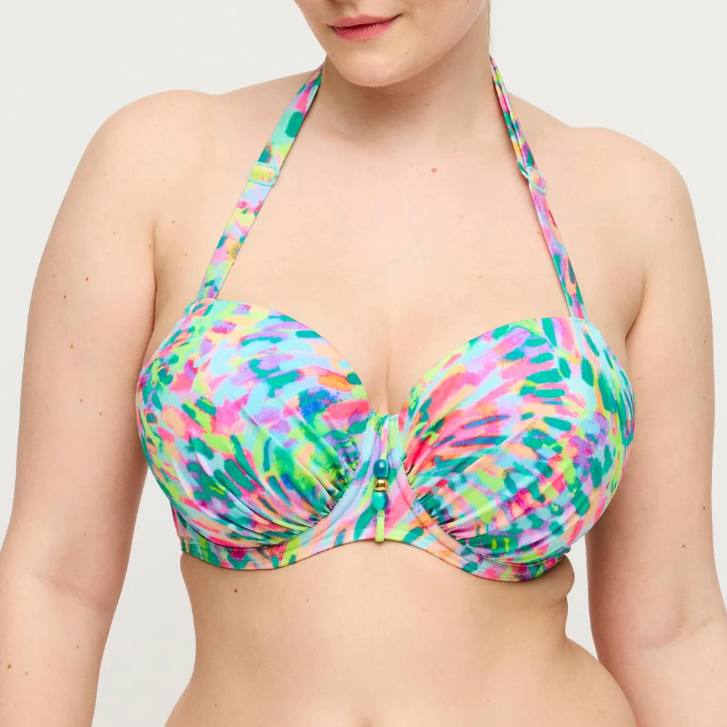 Douala Voorgevormde Balconette Bikini Top 4014016 Impressionist Summer - Image 2