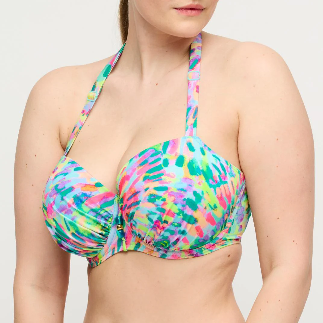 Douala Voorgevormde Balconette Bikini Top 4014016 Impressionist Summer - Image 4