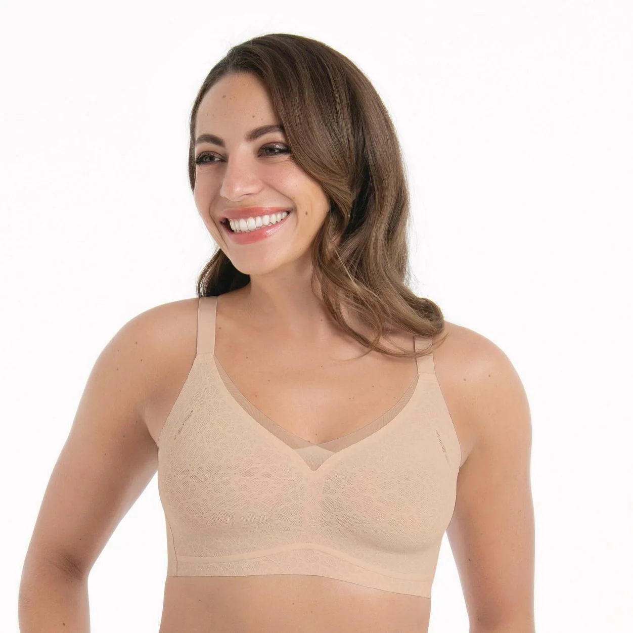 Essential Bralette Bh zonder Beugel 5433 107 Smart Rose