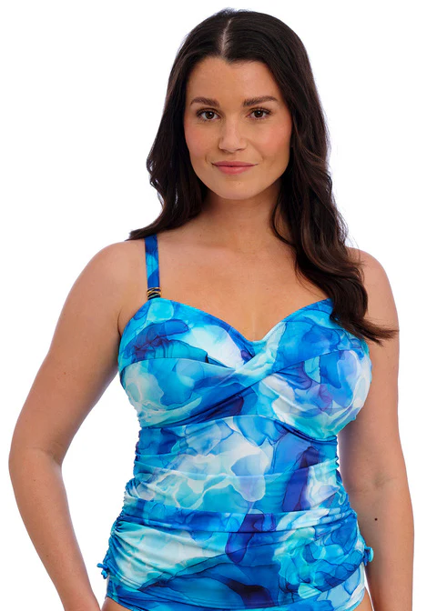 Saunton Sands Tankini FS506054 Blauw Malediven