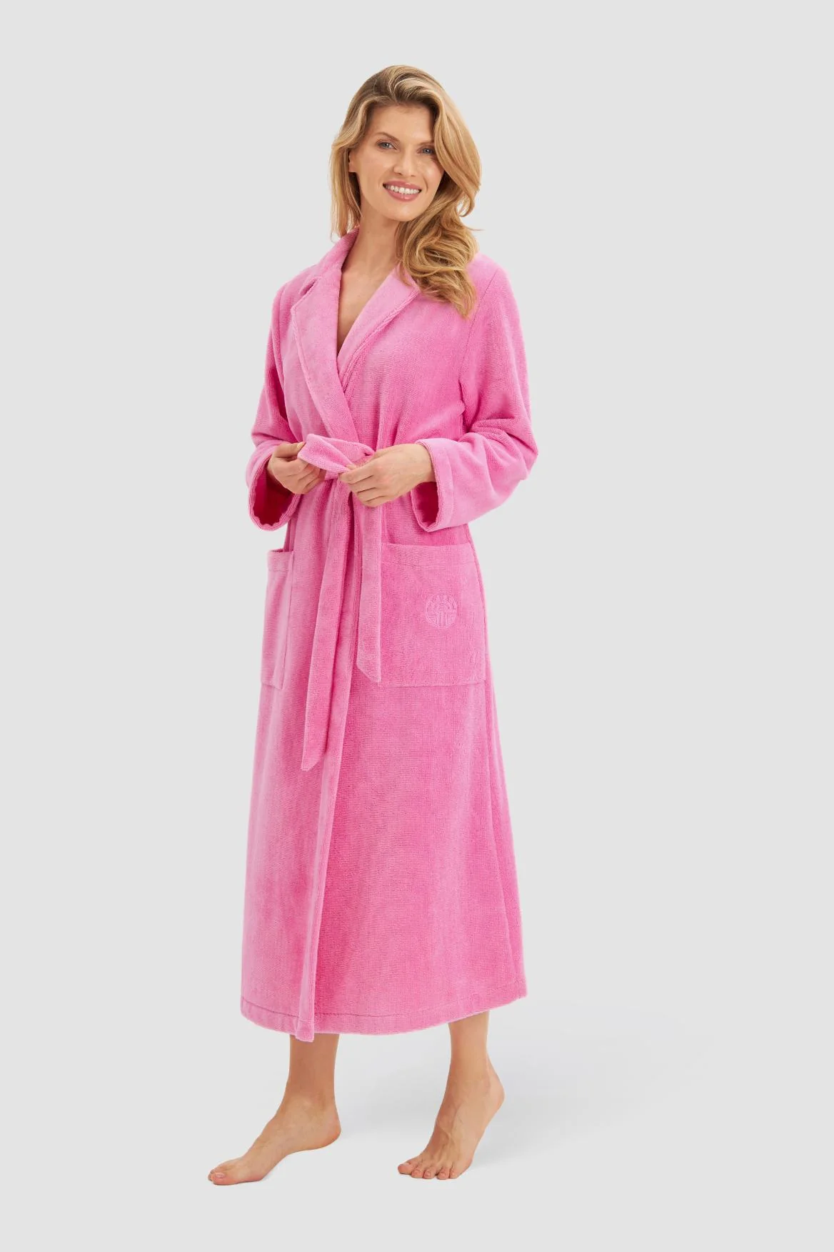 Logoprint Badjas 3887103 PINK