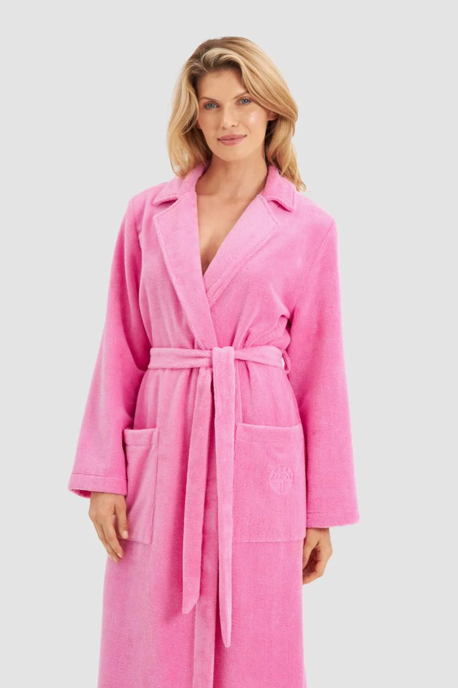 Logoprint Badjas 3887103 PINK - Image 2