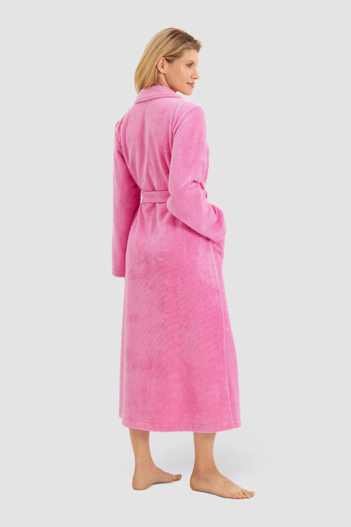 Logoprint Badjas 3887103 PINK - Image 3