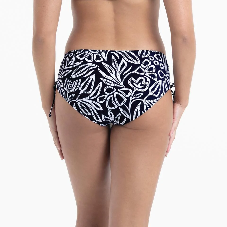 Flower Dots Bikini slip 8464-0 Marine-Wit - Image 2