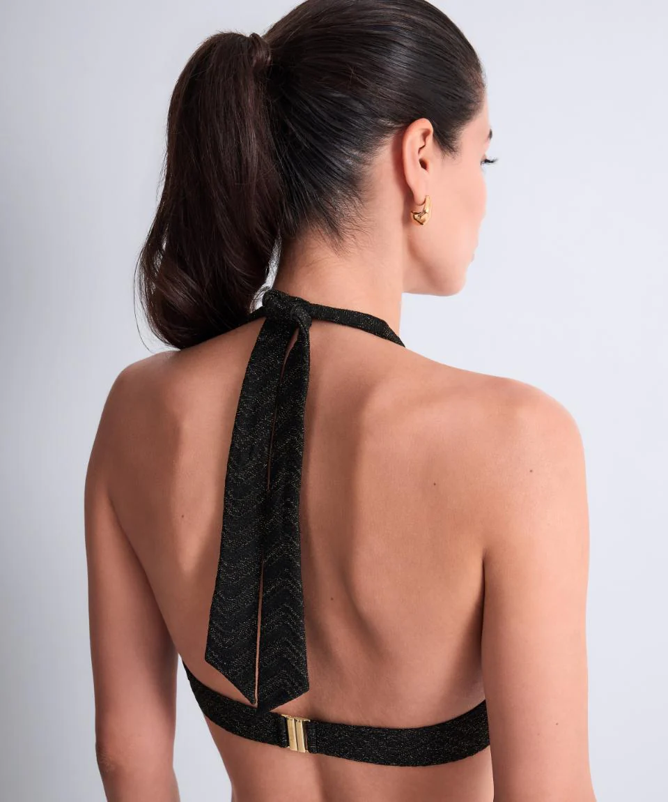Golden Horizon Bikini Top 6S12 Zwart - Image 2
