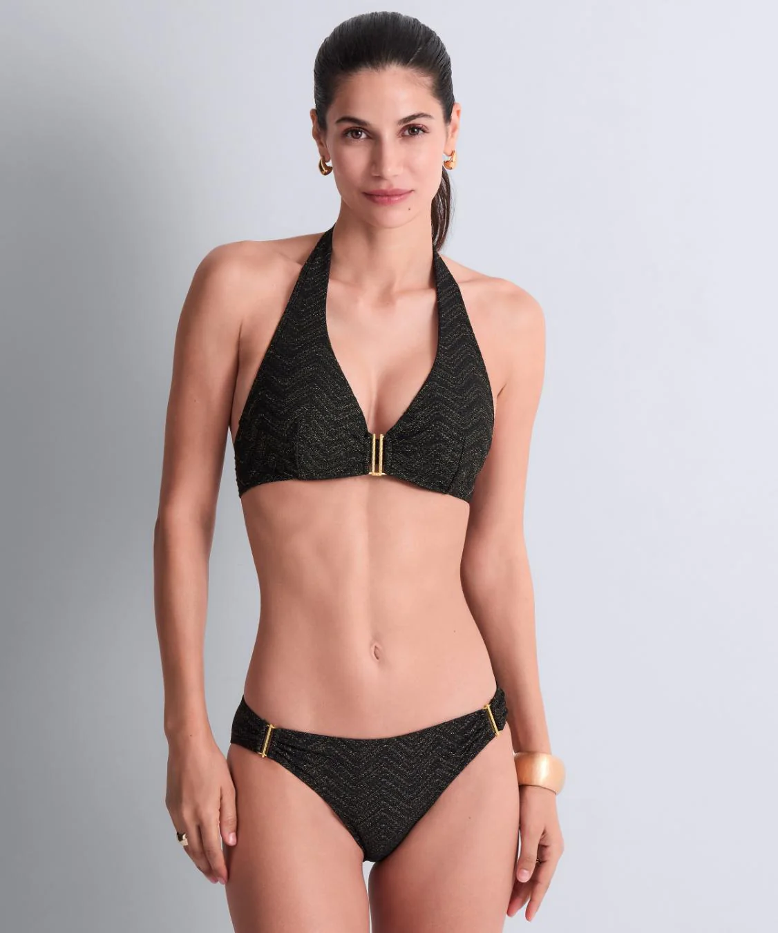 Golden Horizon Bikini Top 6S12 Zwart - Image 3
