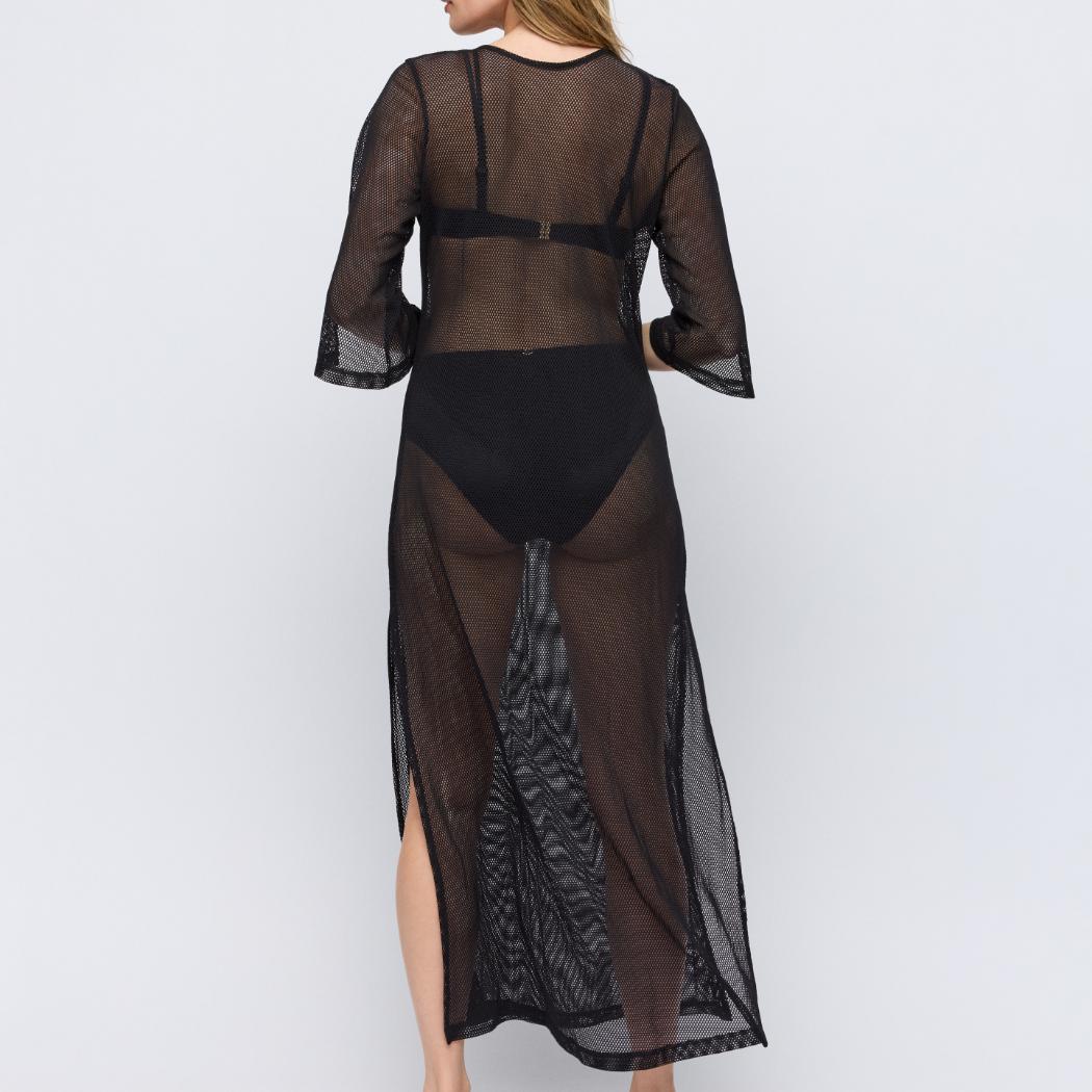 Hello Sunset Badmode Caftan 1008894 Zwart - Image 3