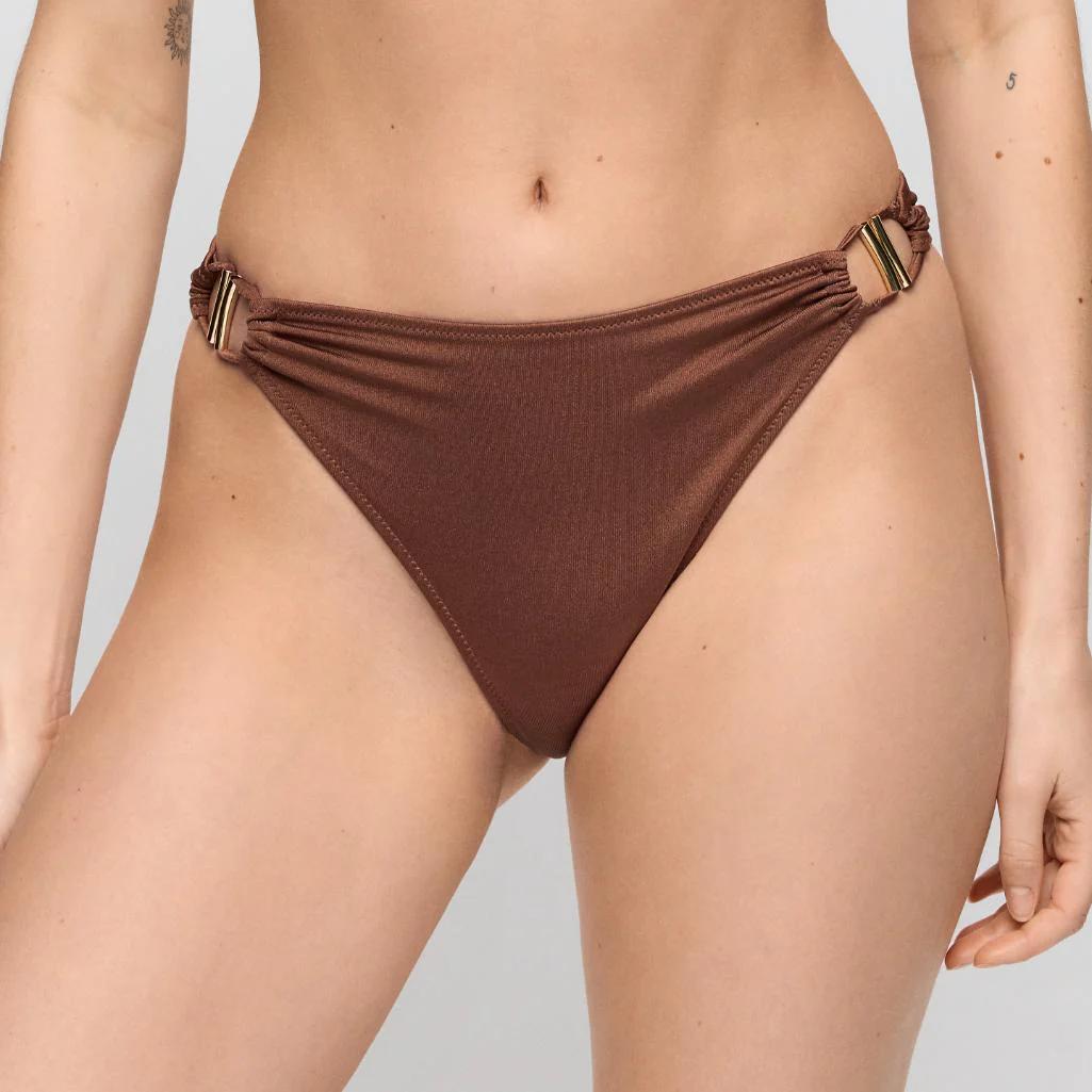 Hello Sunset Brazilian Bikini Slip 1008856 Sepia - Image 2