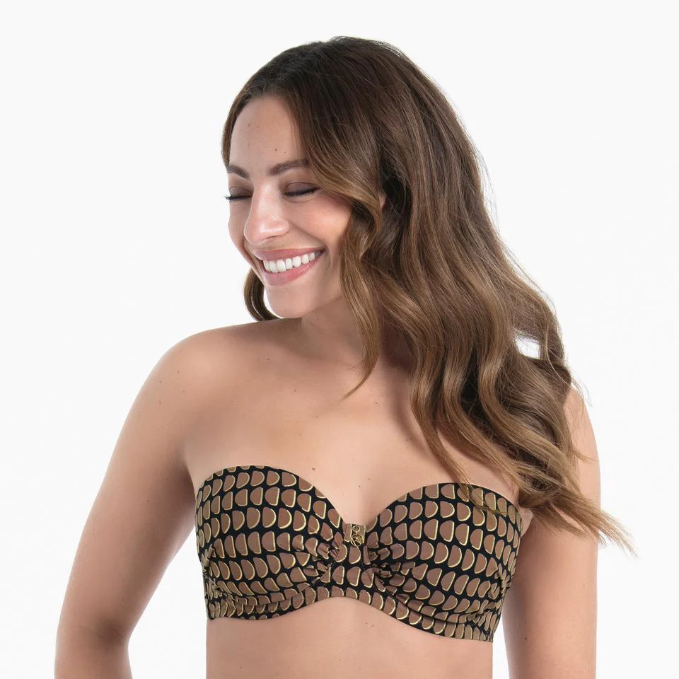 Java Beach Bikini Top 8724-1 Zwart - Image 3