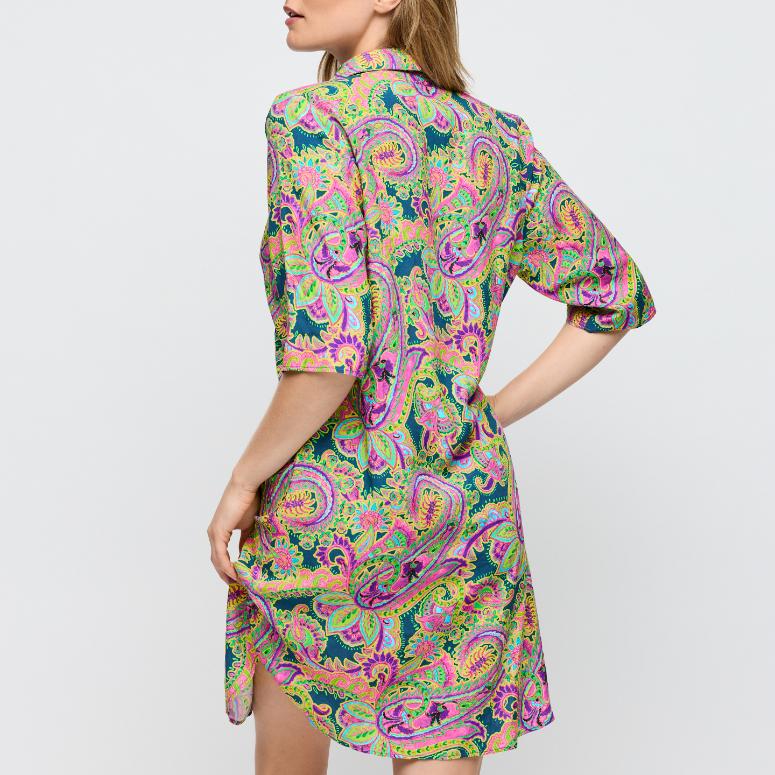 Jolise Badmode Kort Jurkje 1008496 Tropical Paisley - Image 3