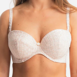 Tweegy Strapless Bh 53518 Nude Rose