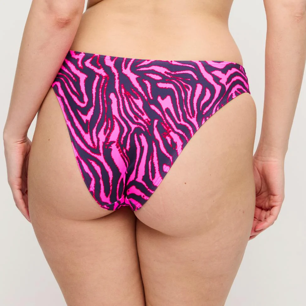 Malabo Brazilian Bikini Slip 4013757 Hot Pink Zebra - Image 3