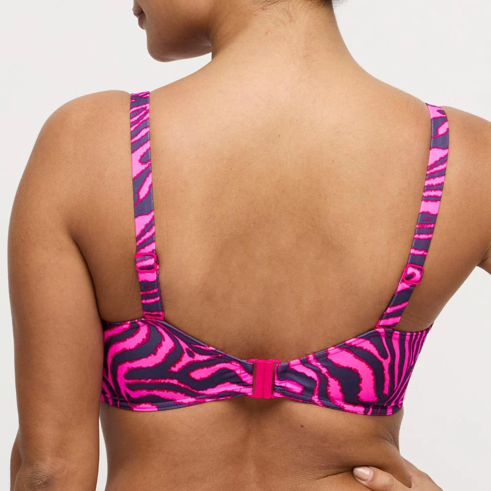 Malabo Volle Cup Beugel Bikini Top 4013710 Hot Pink Zebra - Image 3