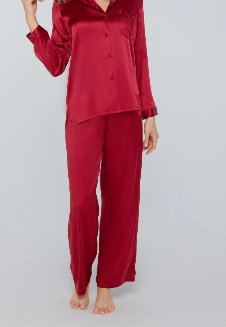 Petal Beauty Pyjama 00SS307/310 Bordeaux Rood - Image 3