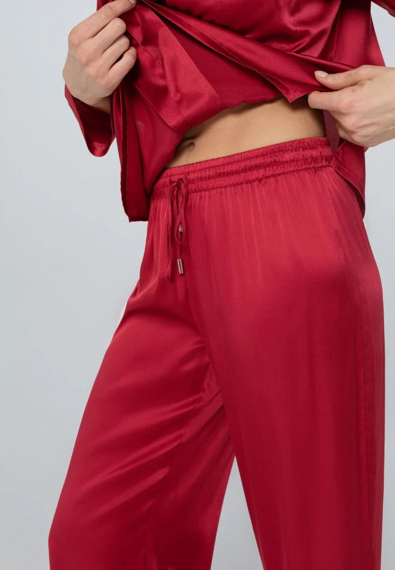 Petal Beauty Pyjama 00SS307/310 Bordeaux Rood - Image 4