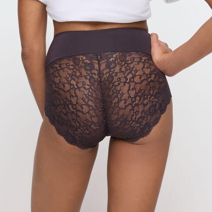 Color Studio Lace Taille Slip 0521631 Sweet Chocolate - Image 3