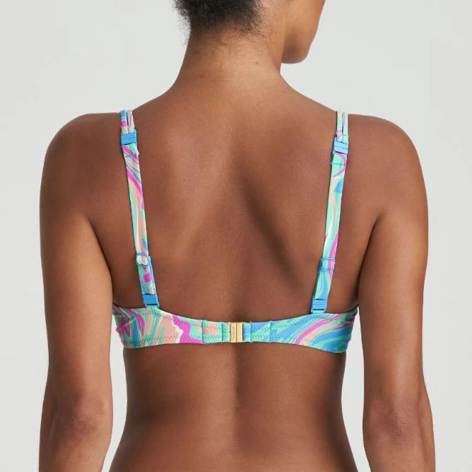 Arubani Voorgevormde Plunge Bikini Top 1007316 Ocean Swirl - Image 4