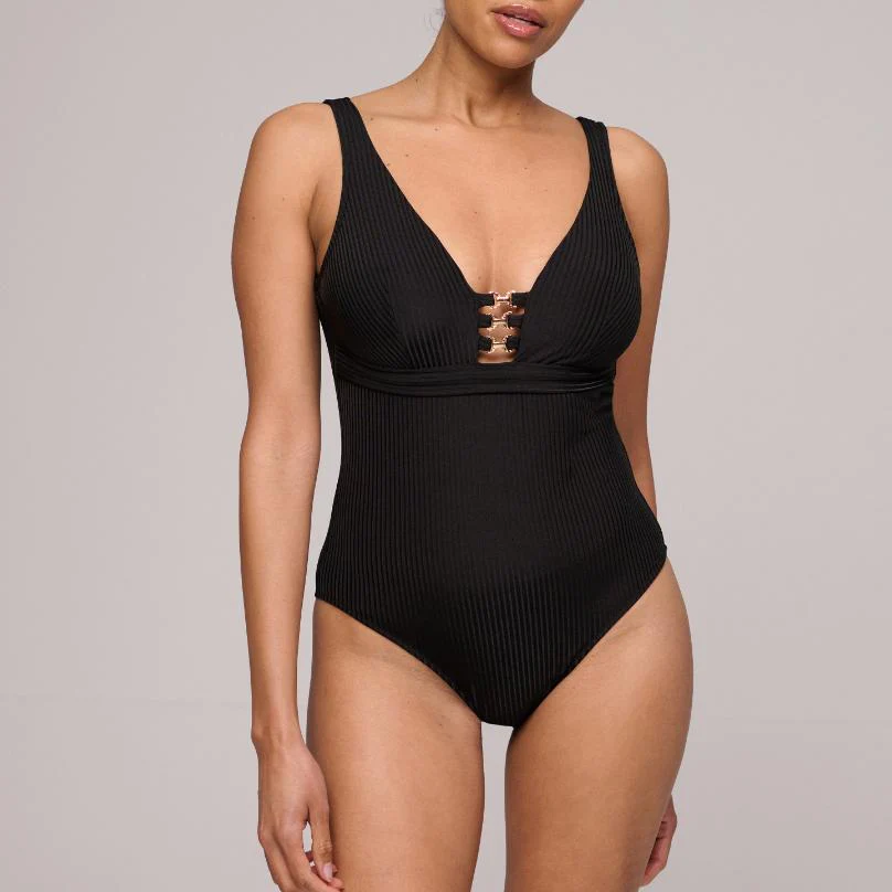 Emly Plunge Badpak Zonder Beugel 1007731 Zwart