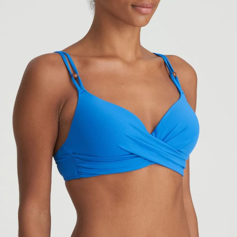 Flidais Plunge Voorgevormde Bikini Top 1007216 Mistral Blue - Image 3